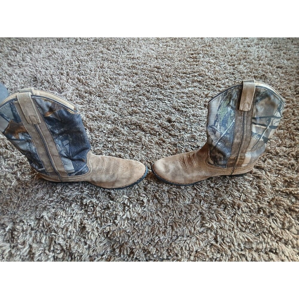 Masterson Boot Co Women's Cowboy Camouflage Western Boots Size 5D RB2008Y GUC